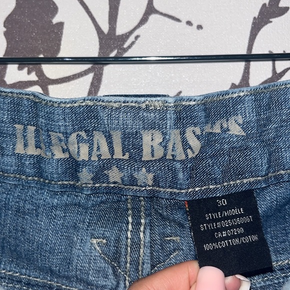 ILLEGAL BASICS VINTAGE Size 30 Men’s Jeans Straight Leg $75 - Picture 6 of 13